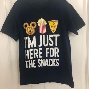 Disneyland Parks “I’m just here for the snacks” T-shirt worn once